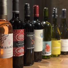 熊本あか牛に良く合うワイン方に揃えてます♪