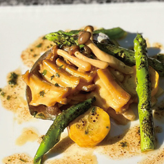 鮑と旬菜 鉄板焼き　肝バター醤油