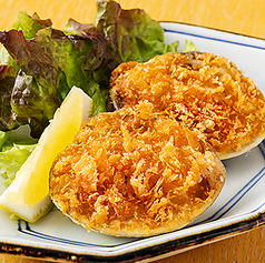 白ハマグリ片貝揚げ