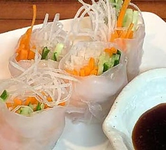 ベトナム風海老入り生春巻き