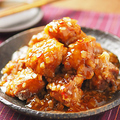 料理メニュー写真 甘酢鶏唐揚げ