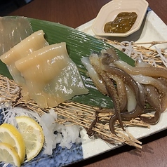 イカ沖漬け刺身