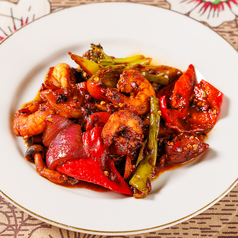 エビのデビル(スリランカ式エビチリ)