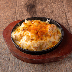 じゃが明太チーズ焼きのとびっこちらし