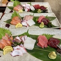 料理メニュー写真&nbsp;お刺身単品740円：2種盛り980円：3種盛り1240円