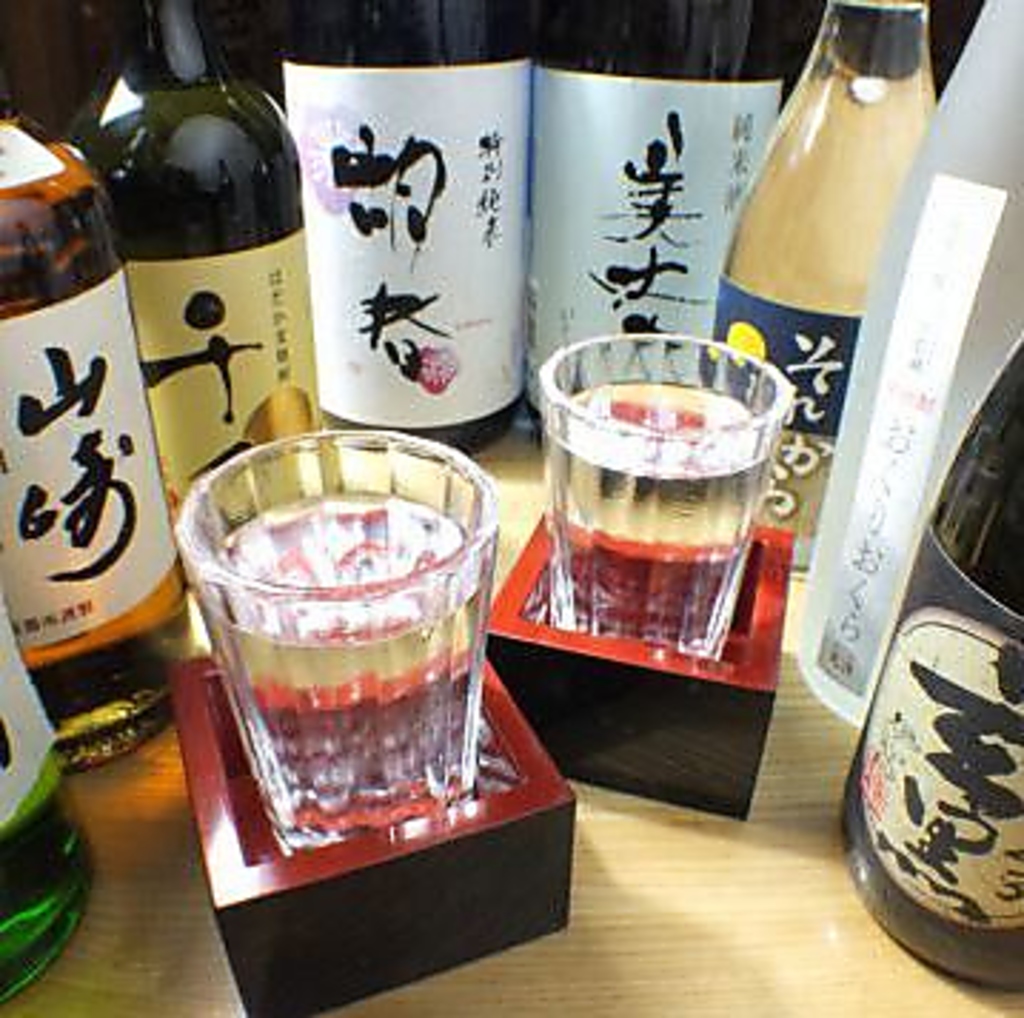 おもてなしの席にも利用される日本酒が豊富な店です！地物とご一緒にお楽しみください♪