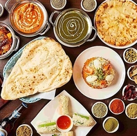 本場の料理！ここでしか食べられないカレーとナン♪