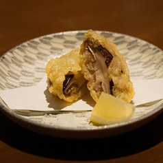 椎茸の海老詰め天ぷら