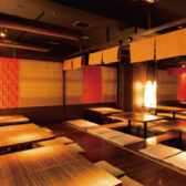 広々とした掘りごたつ席は各種宴会に◎リラックスしながら宴会をお楽しみください!
