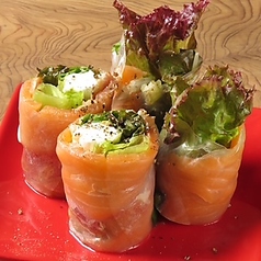 鴨とオレンジのビストロ生春巻き