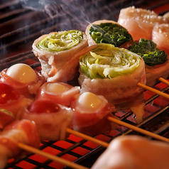 野菜巻き串盛り合わせ