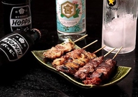 こだわりの焼きとんでお酒が進む♪