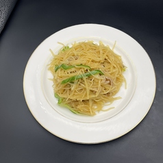 細切りジャガ芋炒め