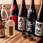 日本酒や焼酎はそれぞれ多種ご用意。和食の女房役としてお愉しみください♪