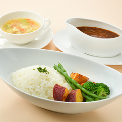 【ランチ／ディナー】県産野菜のハヤシライス　スープ付