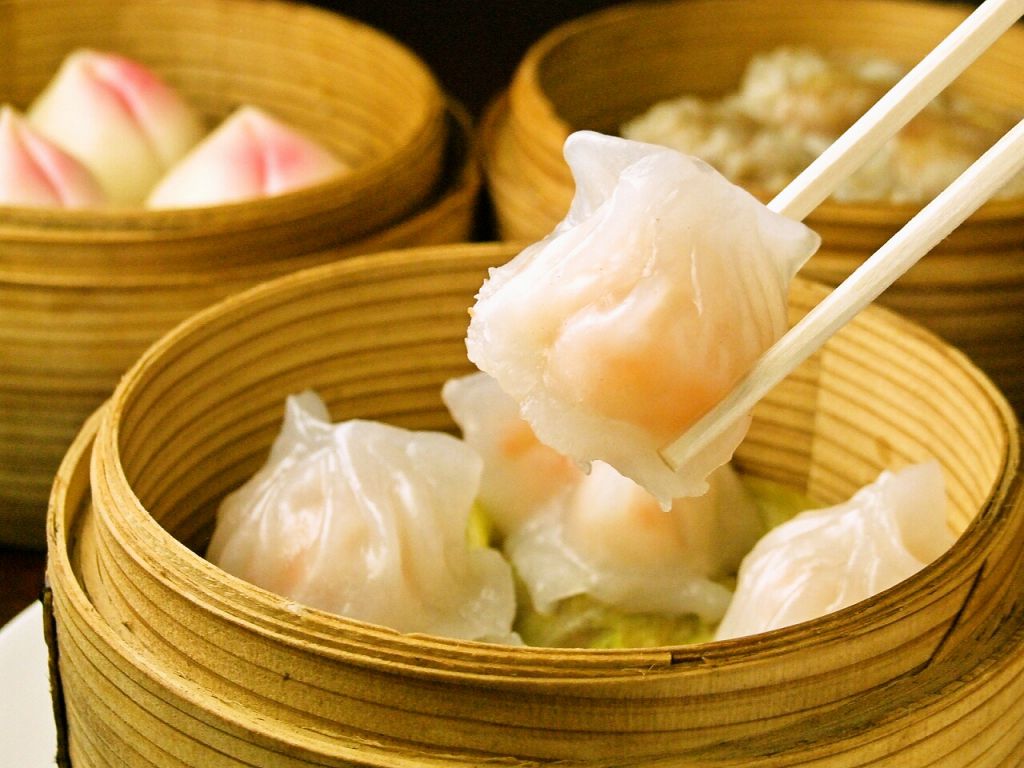 【食べ放題OK】エビシューマイ♪一口サイズでお口に自然と進みます！