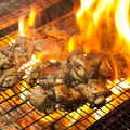 料理メニュー写真 宮崎風鶏の炭火炙り焼き