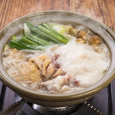 て鶏あし鶏の鶏白湯とろろ鍋　1人前