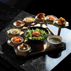 ミナリ炙りユッケビビンバ定食