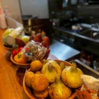 産地直送の野菜をふんだんに使用