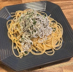 釜揚げしらすのペペロンチーノ