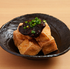 厚揚げ豆腐　肉味噌のせ