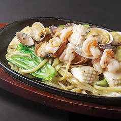 太麺海鮮塩焼きそば