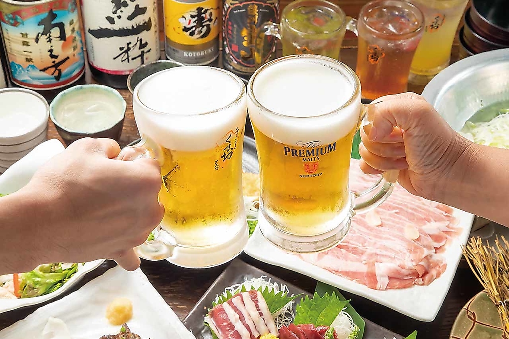 九州を一度に味わうなら！！お得な飲み放題コースを注文すべし！