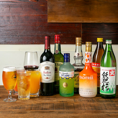 【充実のラインナップ】生ビール、サワー、ウイスキーも