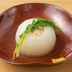 【酒場料理】丸ごと玉ねぎおでん(鶏つくね入り)