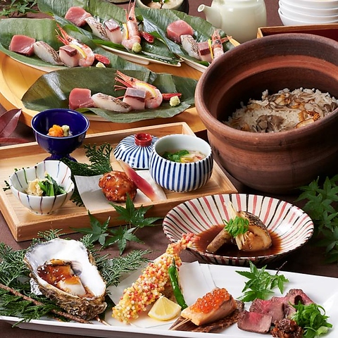 宴会コース4,000円～2,000円で飲放付に!!旬の食材でおもてなし致します！