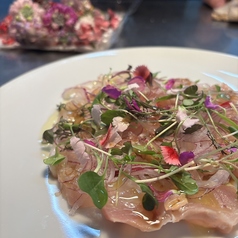 本日の熟成鮮魚のカルパッチョ