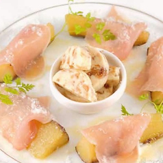 紅はるかのオーブン焼き～生ハムと無花果バター添え～