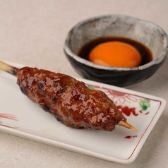 鴨生つくね 黄身だれ