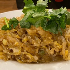 中華風漬け白菜と春雨炒め