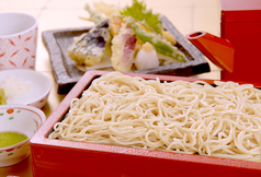 野菜天ぷらせいろそば