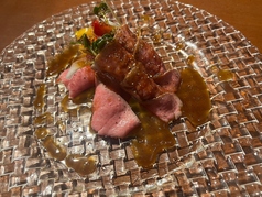 和牛ローストビーフの野菜巻き