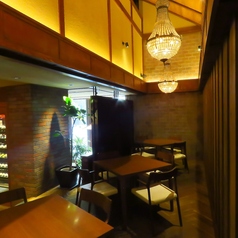 洗練された店内