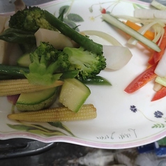 温野菜と生野菜のバーニャカウダソース