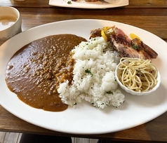 キーマカレー ロティサリーチキン 1ピース