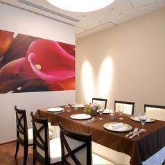 程よく仕切られた半個室