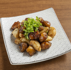 ぼんじりにんにく焼き