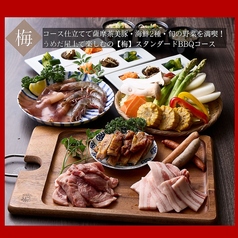 【梅】スタンダードBBQコース（生ビール8種飲み放題付き）