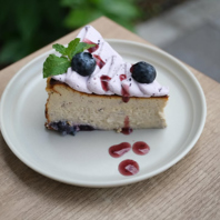 【ブルーベリーバスクチーズケーキ】