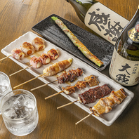 【人気の串料理】新鮮かつ大きく仕込んだネタを使用♪