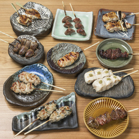 自慢の焼鳥や炙り焼きを是非ご賞味ください♪