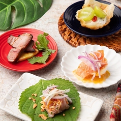 この秋“香り・食感・彩り”にこだわった「ひと口前菜」