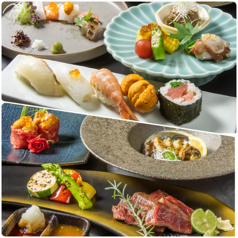 魚 寿司 肉 KYOUEN キョウエン 磨屋町本店のコース写真