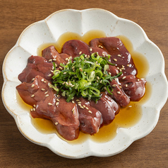 地鶏レバ刺し