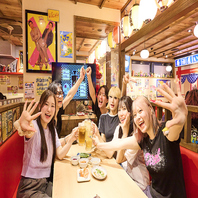 食べ飲み放題しながら打ち上げやパーティもできます♪